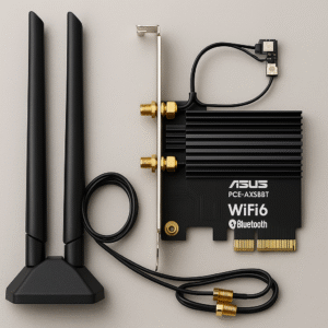 ASUS PCE-AX58BT WiFi 6 PCIe Adapter with Bluetooth